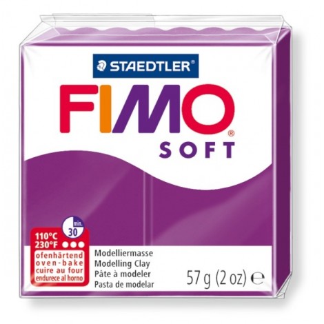 FIMO soft fialová 57g